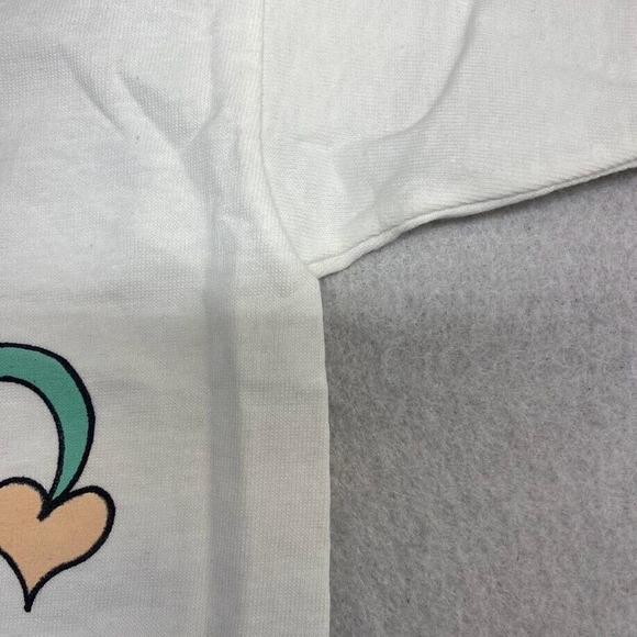 Kids Adorable & Loveable Graphic Tee Thrifted Vintage Style Size S - Picture 3 of 10